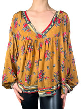 Blusa Flores Rojas