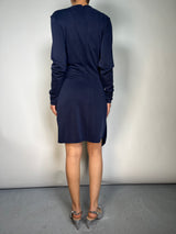 Vestido Drapeado Viscosa