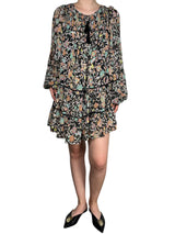 Vestido Flores Brillos