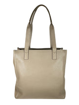 Cartera Tote Greige Cuero