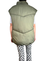 Parka Acolchada Sin Mangas