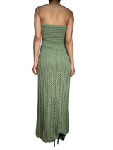 Vestido Strapless Tejido