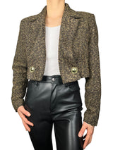 Blazer Crop Botones