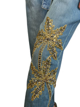 Pantalón Denim Palms