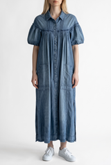 Vestido Mangas Abullonadas