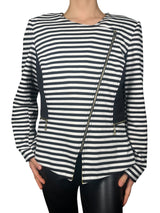 Chaqueta Biker Rayas