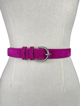 Cinturón Gamuza Magenta