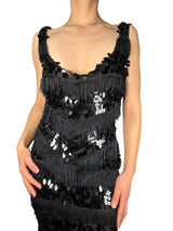 Vestido Flecos y Lentejuelas