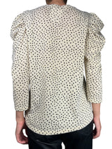 Polera Lunares Fibras Metalizadas