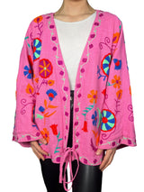 Chaqueta Bordada Floral