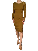 Vestido Rib Botones