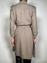 Chaqueta Tipo Tapado Plomo