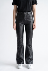 Pantalón Straight Cuero
