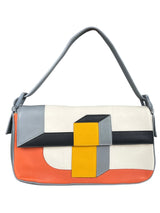 Bolso Color Block Medium Baguette