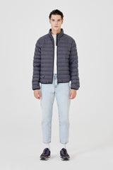 Parka Gris Sin Capucha Hombre - Sin Batería