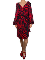 Vestido Wrap Animal Print