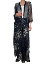 Kimono Azul Marino Viscosa