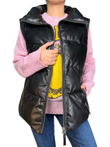 Parca Sin Mangas Cuero