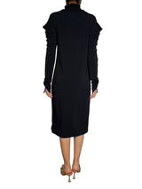 Vestido Mangas Fruncidas