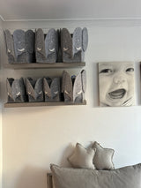 Set 7 Elefantes Fieltro Organizadores