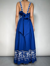 Vestido Lino Bordado