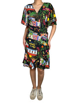 Vestido Wrap Multicolor