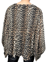 Blusa plisada Print