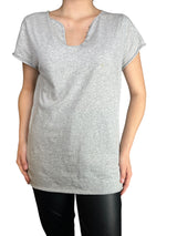 Polera Skull Flower Strass