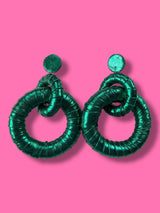 Aros Metallic Verde XL