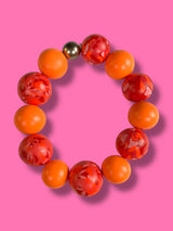 Pulsera Esferas Animal Print