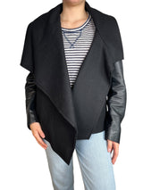 Chaqueta Letti Cuero Lana