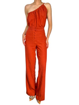 Pantalón Lino Estela Terracota