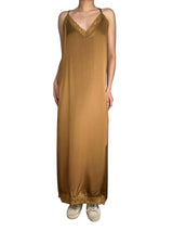 Vestido Agriatt Cognac