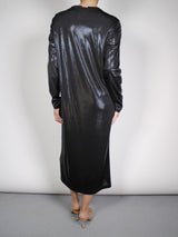 Vestido Negro Platinado