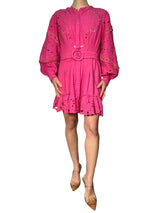 Vestido Flores Bordadas