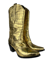 Botas Dagget Gold Croco