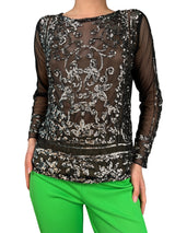 Blusa Viscosa Lentejuelas