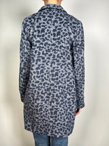 Abrigo Animal Print Peludo