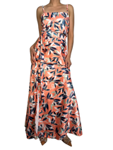 Conjunto Sin Mangas Hojas Coral