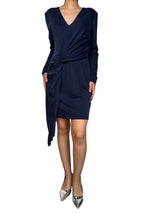 Vestido Drapeado Viscosa