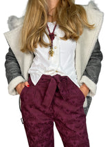 Chaqueta Cuero Y Piel de Zorro