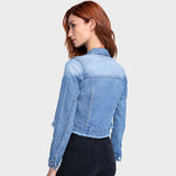 Jacket Denim Baker Destroyer Blue