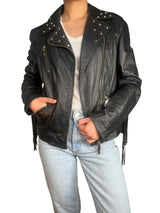 Chaqueta Cuero Flecos
