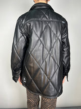 Chaqueta Ecocuero Acolchada