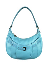 Bolso Celeste Cuero