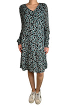 Vestido Viscosa Fibras Metalizadas