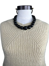 Collar Esferas Negro