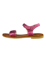 Sandalias Cuero Fucsia NIÑA