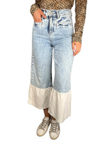 Jeans Culotte Bicolor