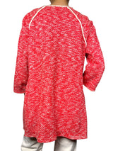 Tapado Tweed Rojo